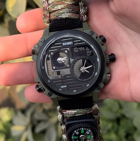 🕒 Reloj Skmei Táctico de Supervivencia 2202 – Prepárate para Todo
