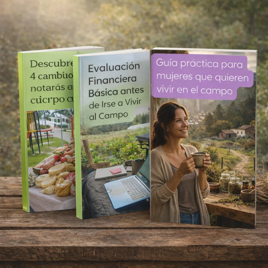 Pack de Guías Prácticas para Mujeres que Sueñan con Vivir en el Campo