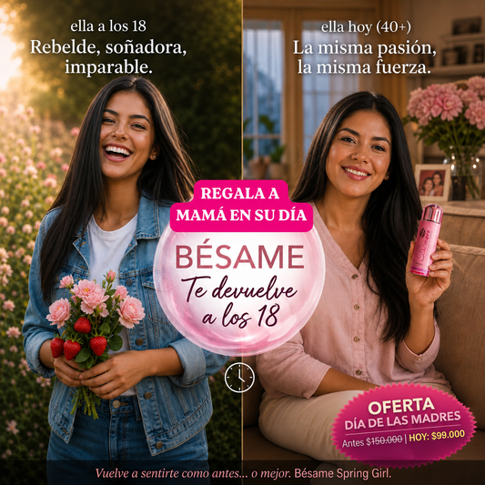 vuelve a tu juventud con el Perfume Bésame Spring Girl rosa