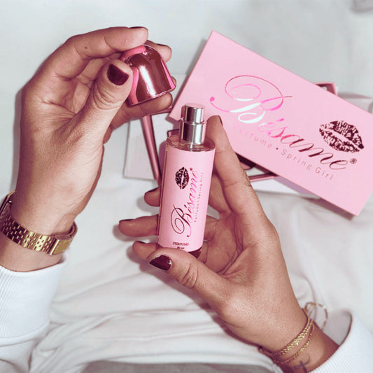 vuelve a tu juventud con el Perfume Bésame Spring Girl rosa