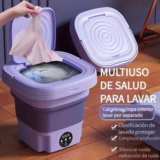 Lavadora Portátil de 8 litros - Tu Ropa Delicada a salvo - Ahorra Agua, Tiempo y Energía